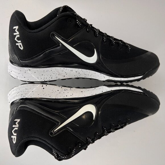 Nike Mens 684690-010 Black White Lunarlon MVP Pregame Size 12 Baseball Shoes main image 7